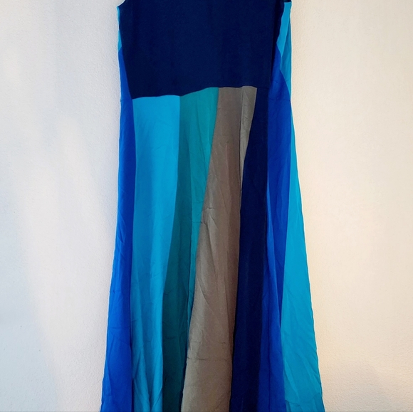 Diane Von Furstenburg Colorful Penelope Silk Wrap Sleeveless Midi Dress Size 0 - Picture 9 of 14